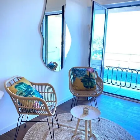 Le Rocamare -superb-atypical Sea View-a.c-wifi דירה ניס